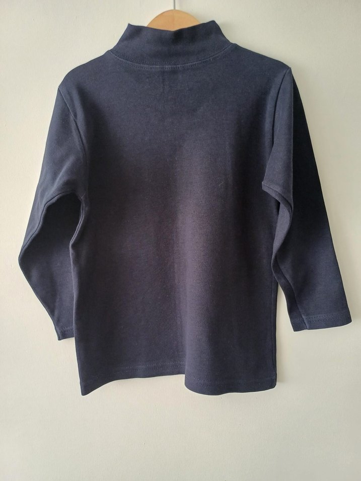 Lacivert Yarım Balıkçı Yaka Body 9 Yaş - Görsel 2