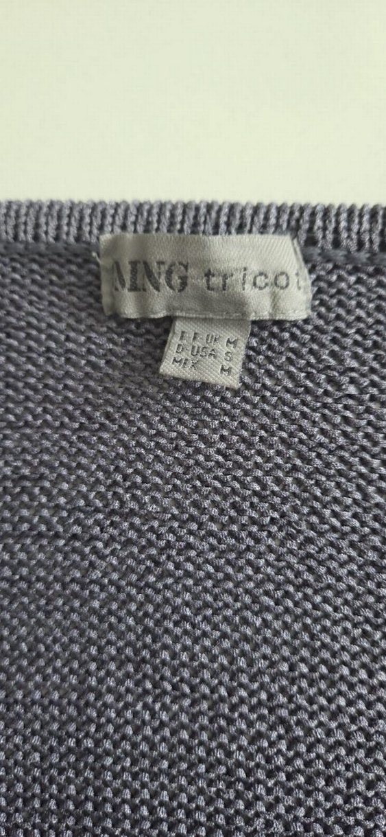 Mango Lila Ajurlu Crop Hırka S-M Beden - Görsel 5