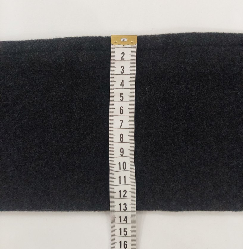 Siyah Detaylı Polar Atkı Standart - Görsel 5