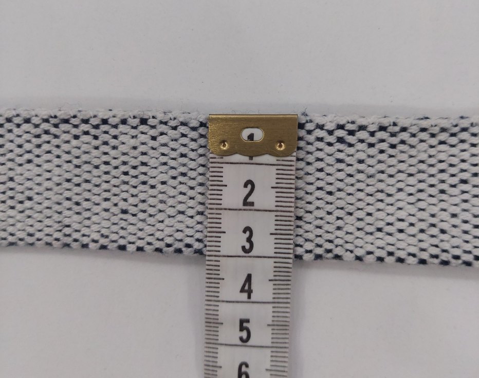 Beyaz Örme Kemer Gümüş Tokalı 70cm - Görsel 4