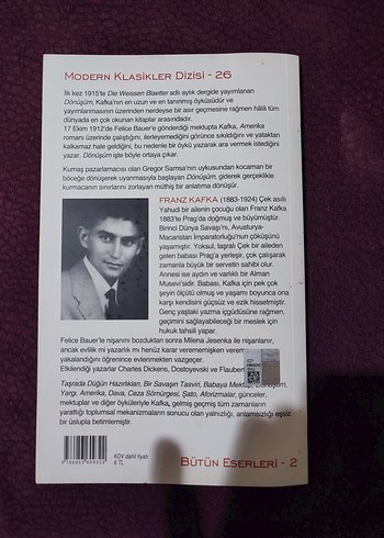 Franz Kafka - Dönüşüm (Modern Klasikler 26) - Görsel 2
