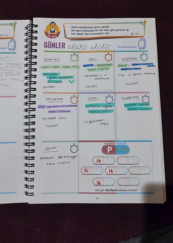 Planlama Defteri Spiral Ciltli- Gri Koç - Görsel 7