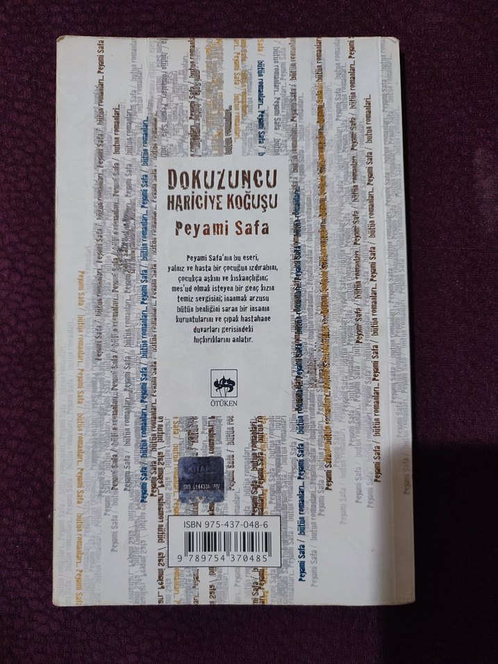 Dokuzuncu Hariciye Koğuşu - Peyami Safa - Görsel 2