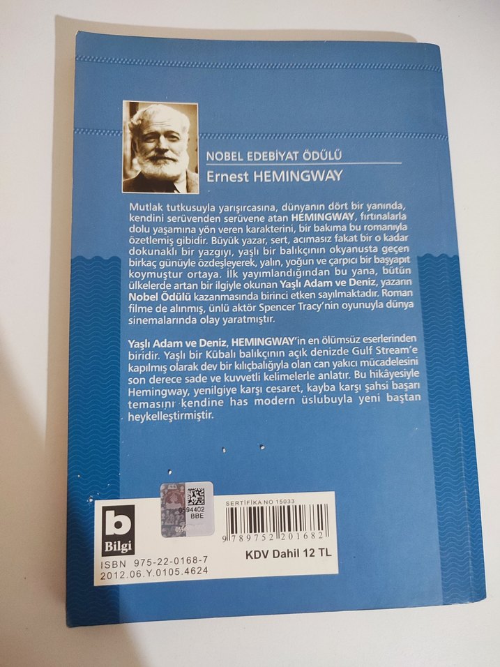 Yaşlı Adam ve Deniz - Ernest Hemingway - Görsel 2