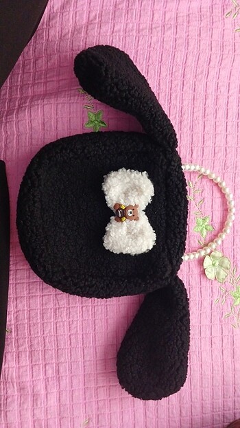 Hello Kitty Siyah Çanta