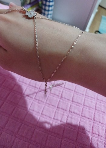  Beden Gold Rose Yonca Şeklinde 925 Ayar Gümüş Şahmeran