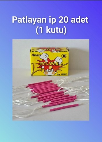 Patlayan İp 20'li Kutu Şaka malzemesi