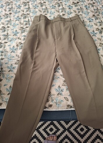 Zara Zara Kemerli Carrot Fit Pantolon
