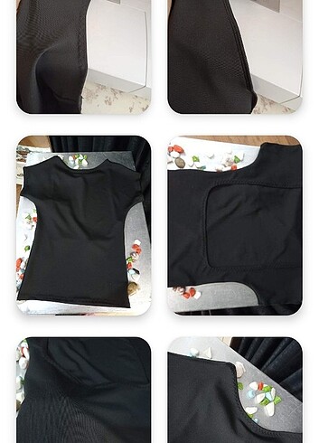 xs Beden siyah Renk Sirti acik crop top