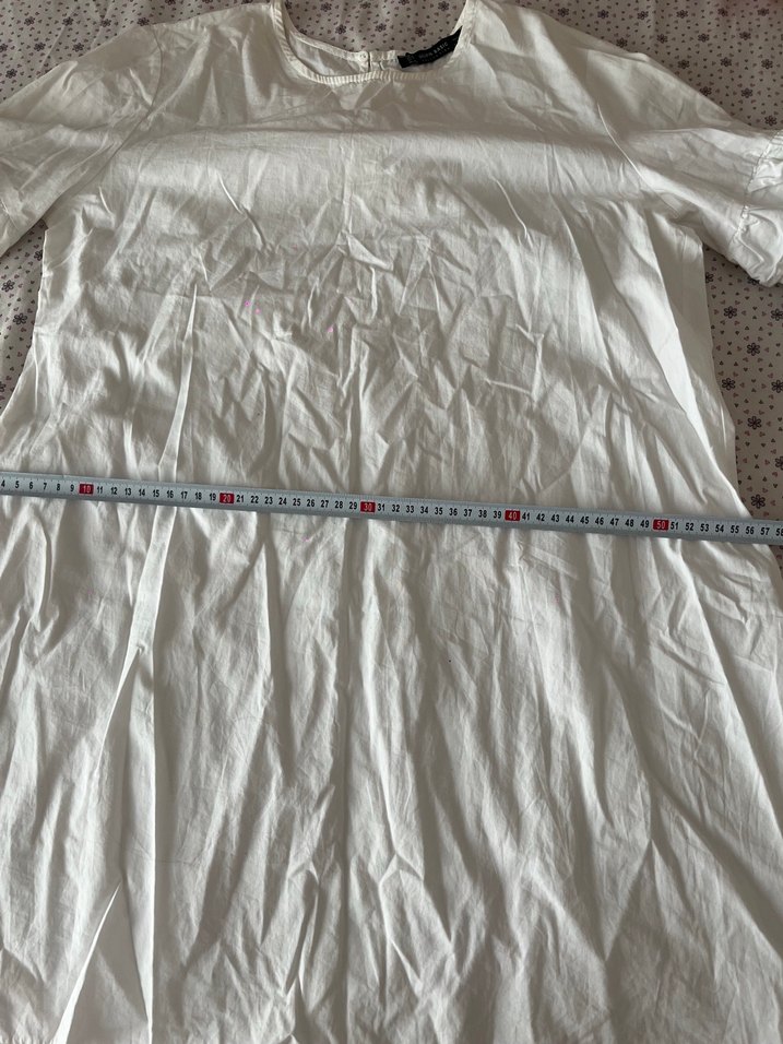 Nakışlı Beyaz Elbise - Görsel 2