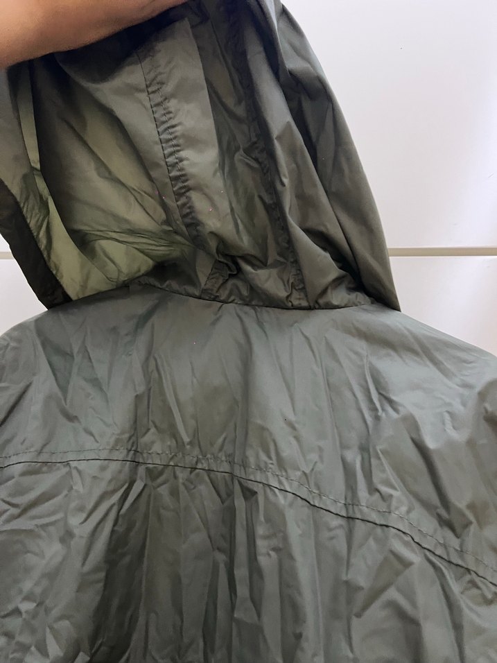 Kemerli Haki Kadın Ceket yağmurluk - Görsel 5