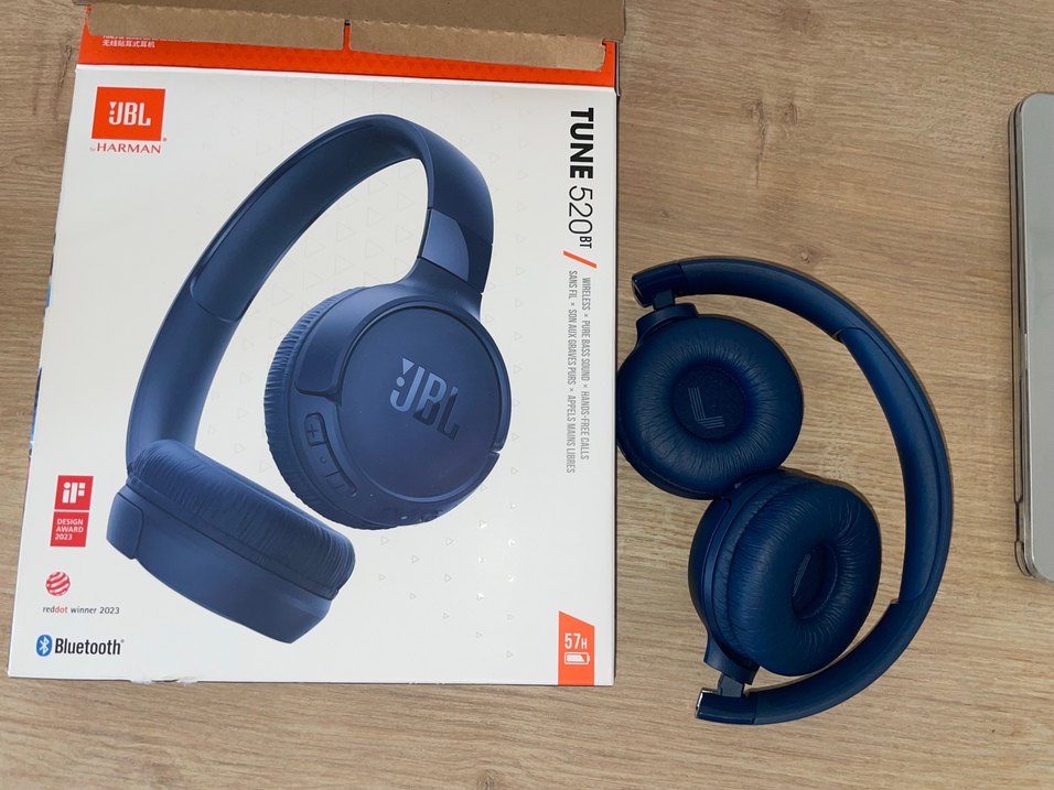 JBL 520BT Kulaküstü Kulaklık Mavi - Görsel 4