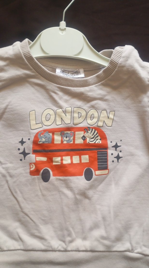 Gri Baskılı Uzun Kollu  Takım - Görsel 2