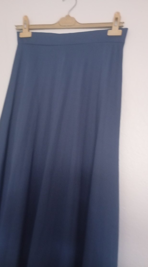 Lacivert Uzun Salaş Kadın Etek - Görsel 3