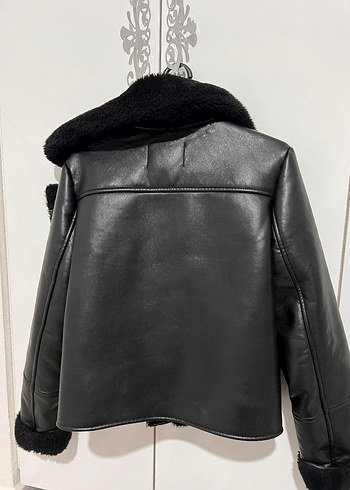 xs Beden siyah Renk stradivarius biker ceket