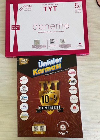 TYT 10+5 Deneme Kitabı Ünlüler Karması ve 345