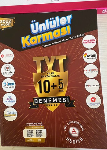 Beden TYT 10+5 Deneme Kitabı Ünlüler Karması ve 345