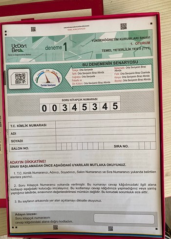 Beden Renk TYT 10+5 Deneme Kitabı Ünlüler Karması ve 345