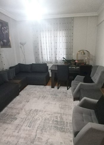 Modern Klasik Gri Oturma Odası Dekoru