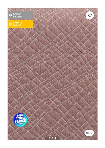 Çift Kişilik Yatak Örtüsü - Görsel 3