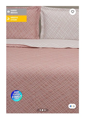 Çift Kişilik Yatak Örtüsü - Görsel 2