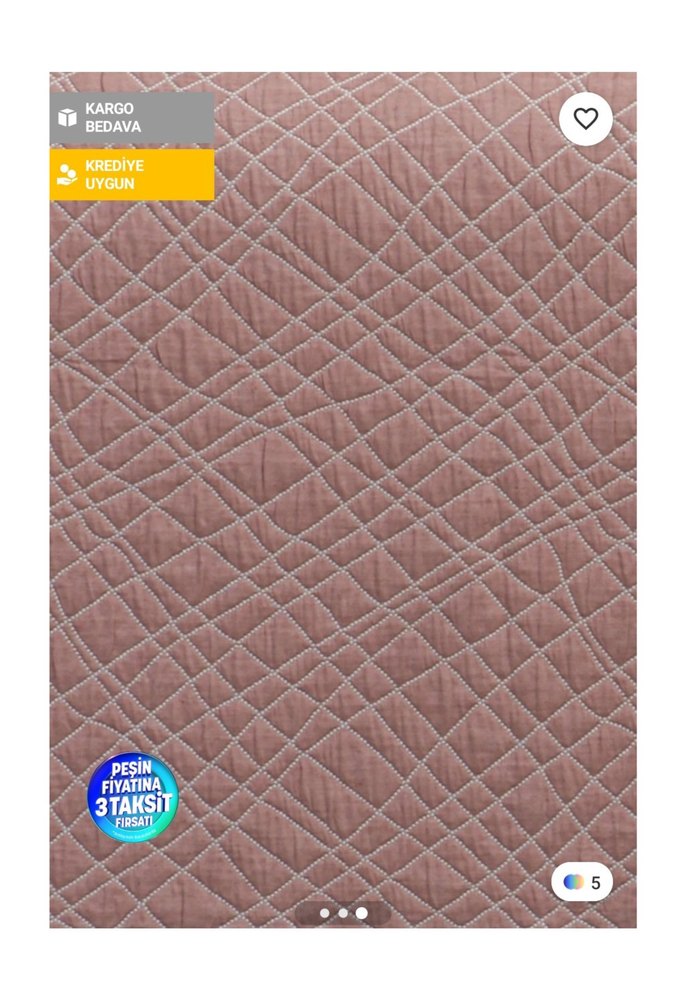 Çift Kişilik Yatak Örtüsü - Görsel 3