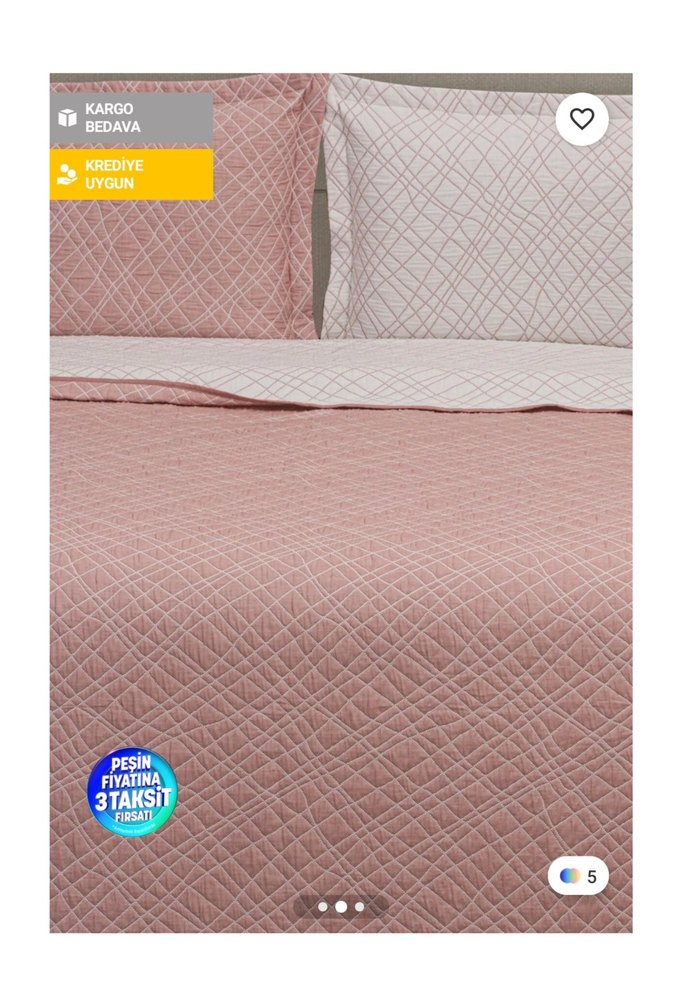 Çift Kişilik Yatak Örtüsü - Görsel 2
