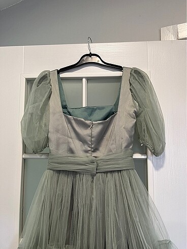 Kabarık abiye elbise - Görsel 4