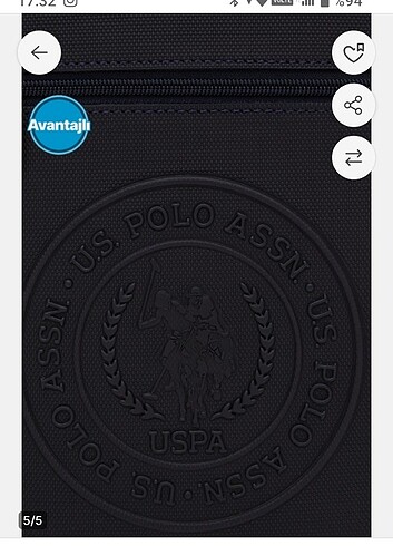 U.S Polo Assn. Hiç kullanılmamış sırt cantasi