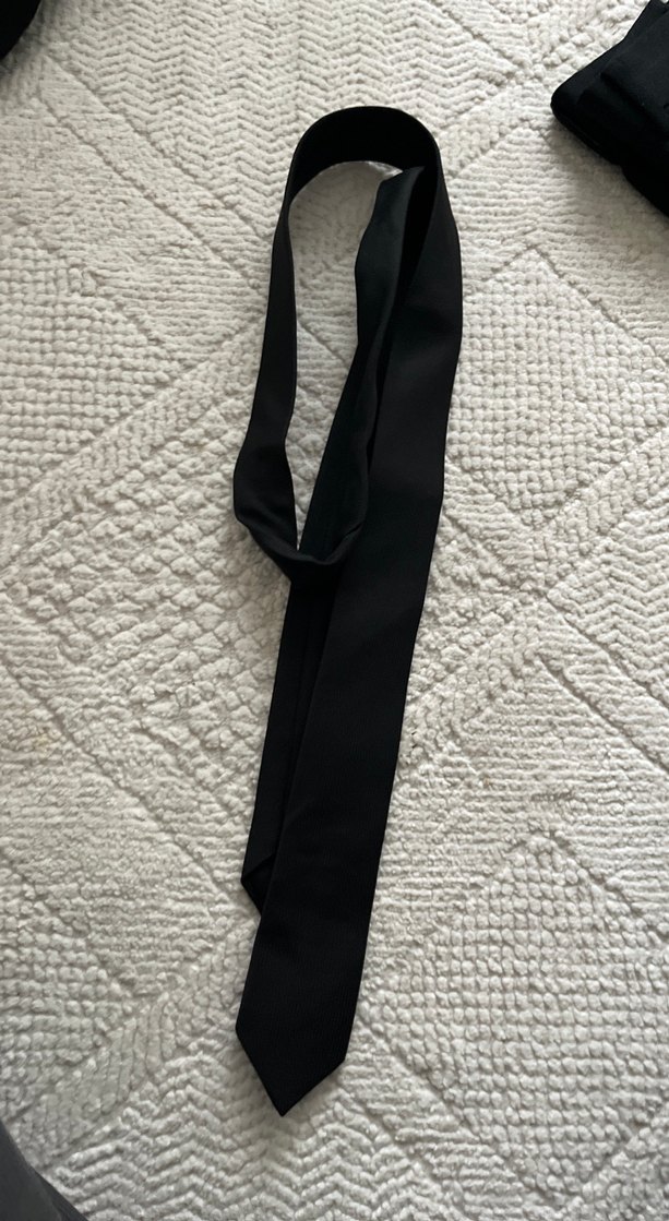 Düğmeli Siyah Erkek çocuk Takım Elbise - Görsel 5