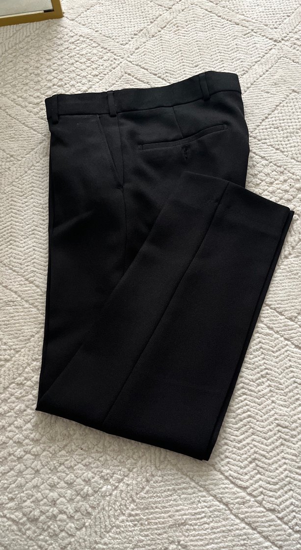 Düğmeli Siyah Erkek çocuk Takım Elbise - Görsel 4