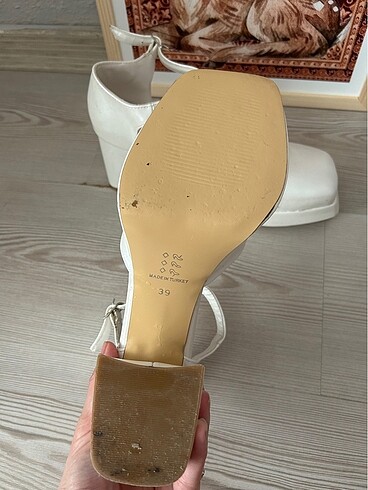 Gelin Ayakkabısı Kalın Topuk - Görsel 7
