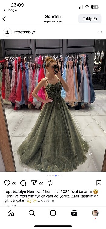 Acil satılık nişanlık abiye - Görsel 6