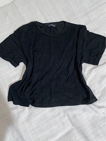 siyah kısa tişört - Görsel 2