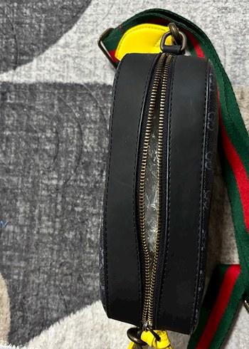 Gri Baskılı Gucci  Çanta - Görsel 3