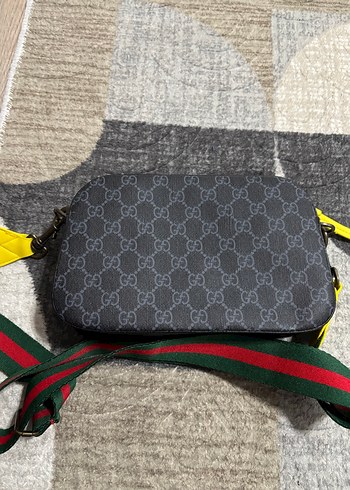 Gri Baskılı Gucci  Çanta - Görsel 2