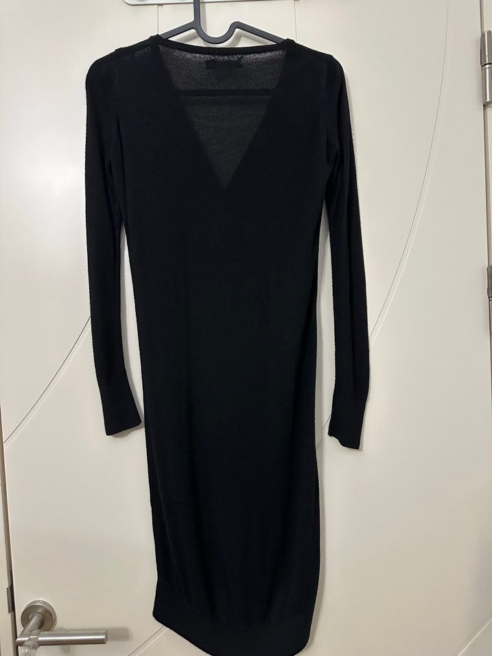 Bershka Siyah Uzun Hırka - Görsel 3