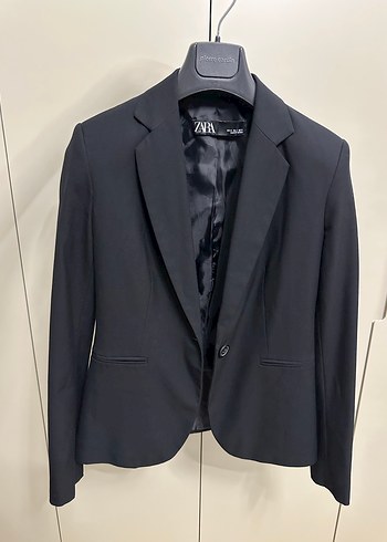 Zara Siyah Blazer Ceket XS - Görsel 4