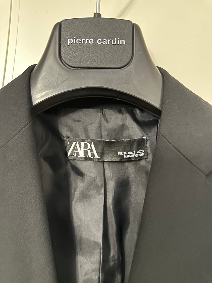 Zara Siyah Blazer Ceket XS - Görsel 2