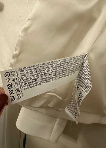 Mango Kadın Blazer Ceket Beyaz S - Görsel 4