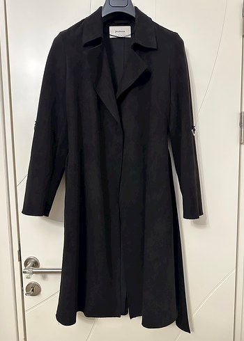 Stradivarius Kadın Süet Trençkot - Görsel 2