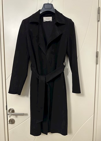 Stradivarius Kadın Süet Trençkot - Görsel 4