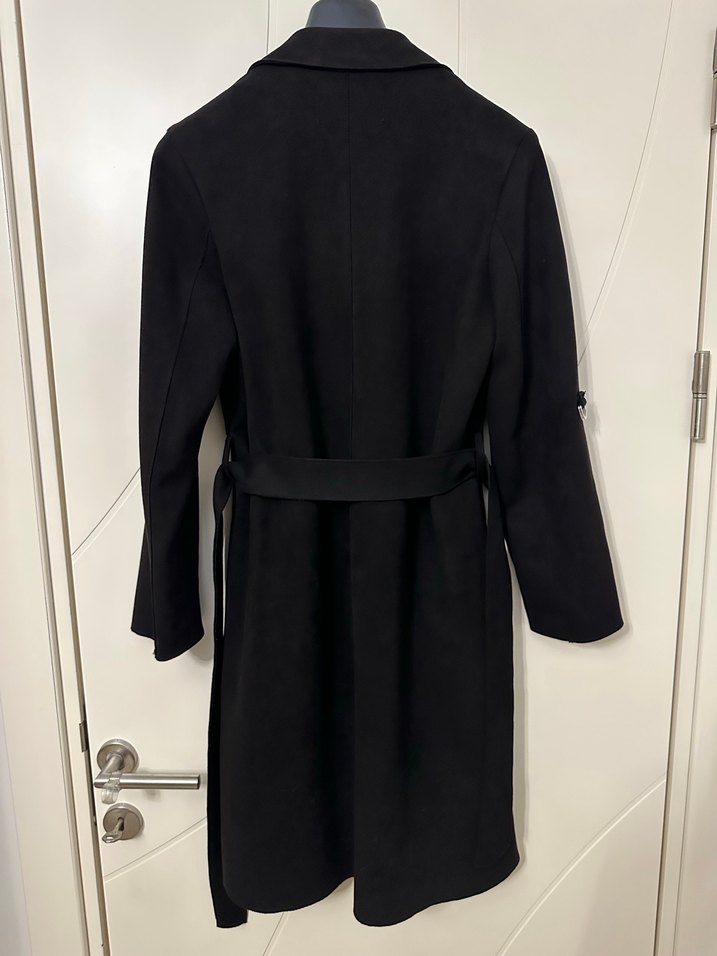 Stradivarius Kadın Süet Trençkot - Görsel 3