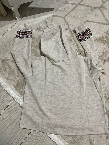 11-12 Yaş Beden Sweatshirt crop