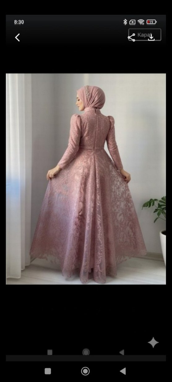 Kadın Tesettür Abiye - Görsel 2