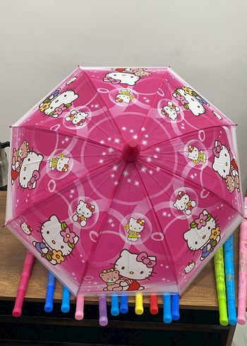 Renkli Bohem Kadın Şemsiye Püsküllü - Görsel 4