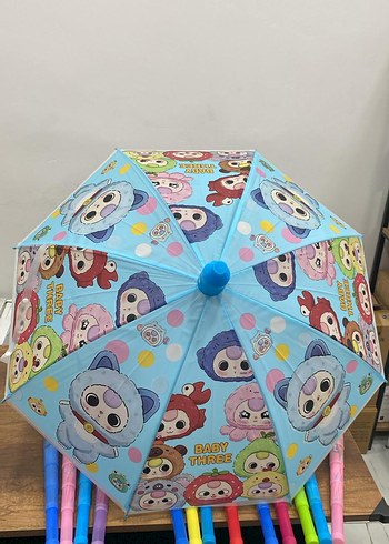 Renkli Bohem Kadın Şemsiye Püsküllü - Görsel 7