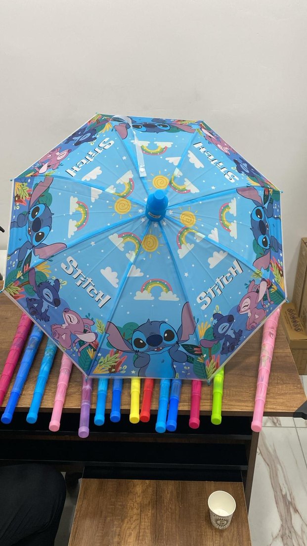 Renkli Bohem Kadın Şemsiye Püsküllü - Görsel 5