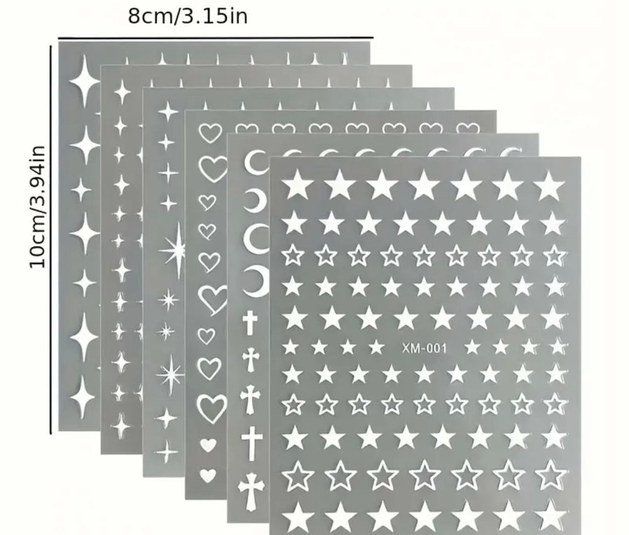 Renkli Yıldızlı Tırnak Süslemeleri - Görsel 3