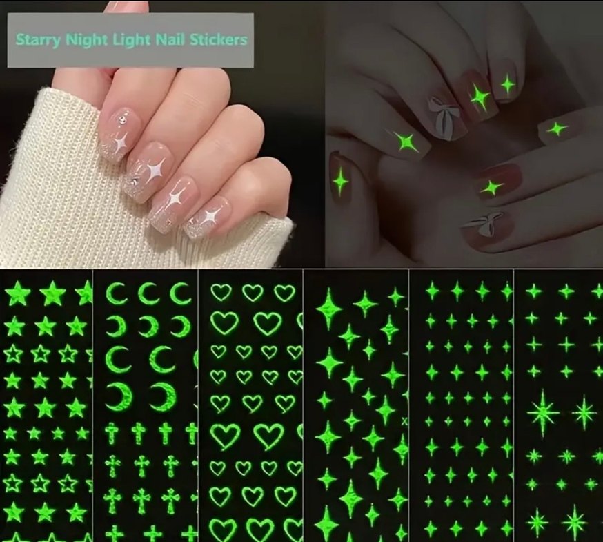 Renkli Yıldızlı Tırnak Süslemeleri - Görsel 2